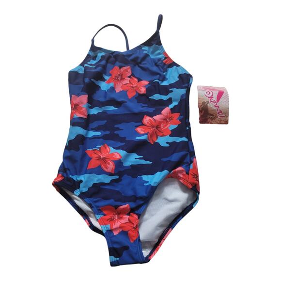 Kanu Girl's Surf Sundance Floral Beach Sport 1-Piece Swim/Bathingsuit  size 10 - Picture 4 of 8